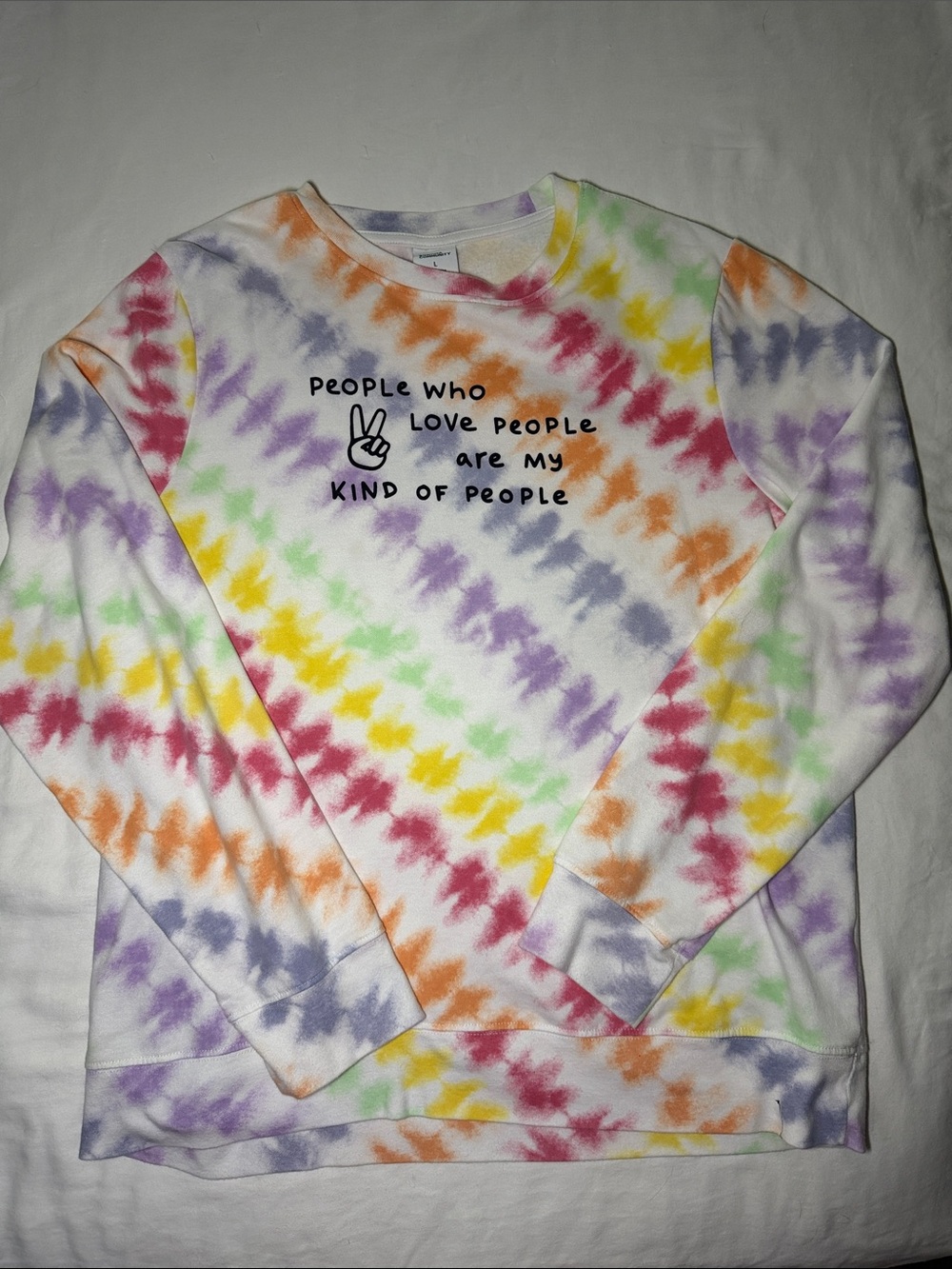 Sonoma Tie-Dye Sweatshirt in Pastel Rainbow